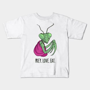 Prey. Love. Eat. Kids T-Shirt